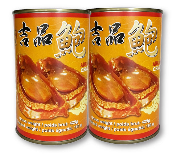 吉品紅燒大鮑魚 (6頭/罐) (鮑魚淨重 180g)